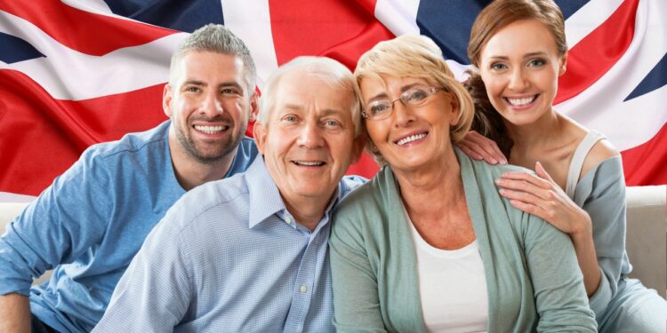 Reino Unido visto filhos