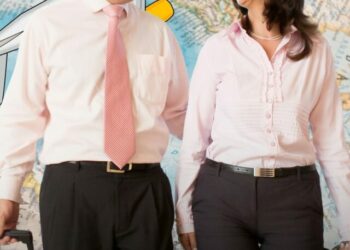Casal no exterior